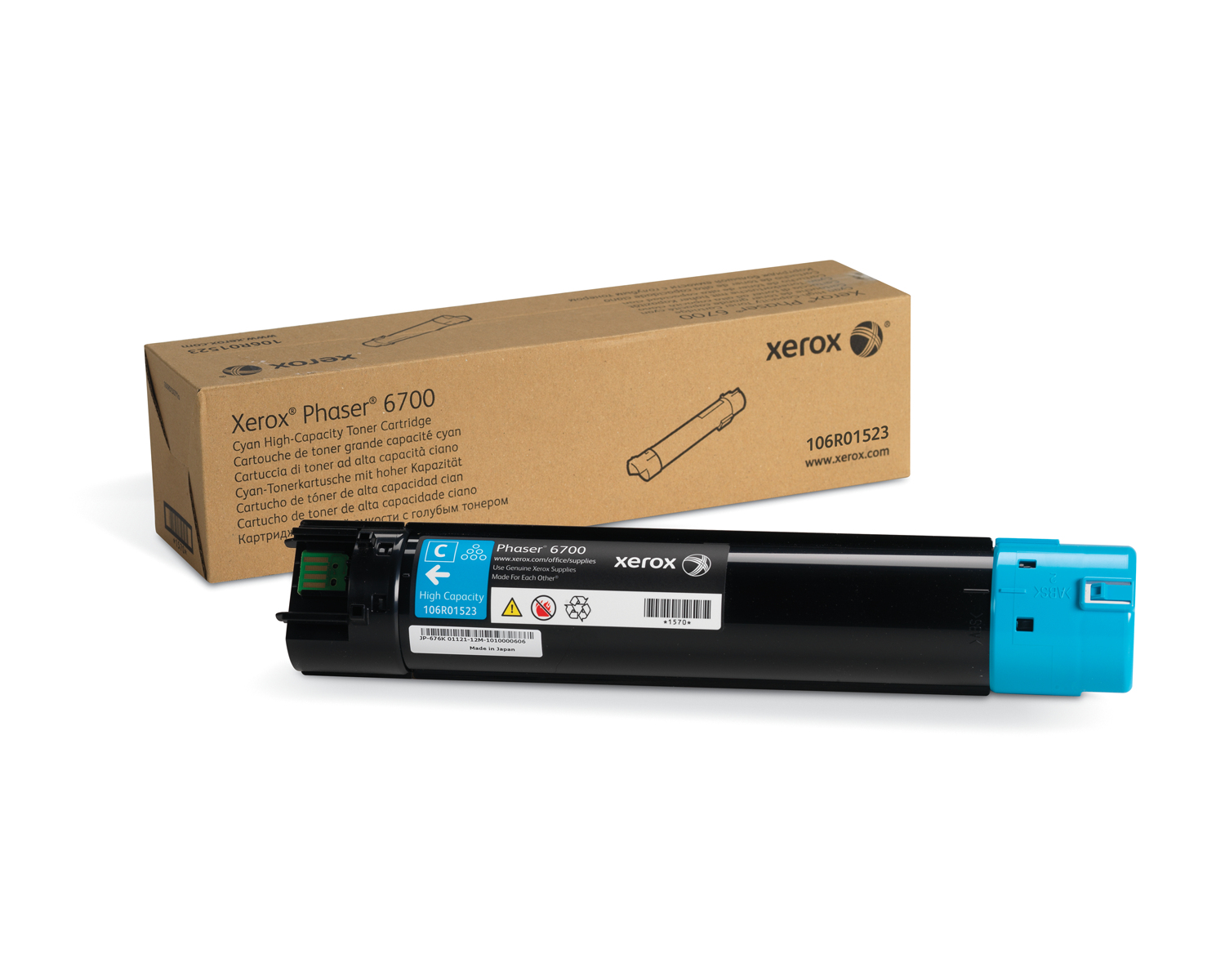 Xerox CYAN HIGH CAPACITY TONER CARTRIDGE, PHAS