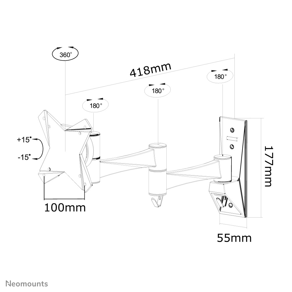 Neomounts tv wall mount – image 8