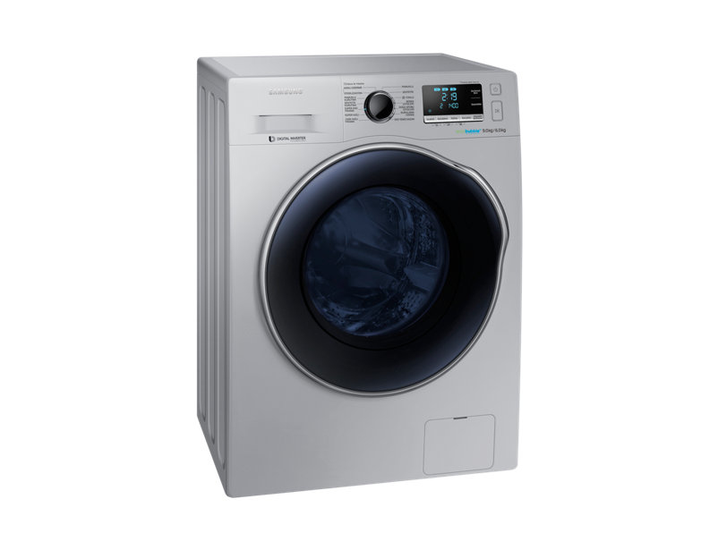 Samsung WD90J6410AS washer dryer Freestanding Front-load Silver – image 3