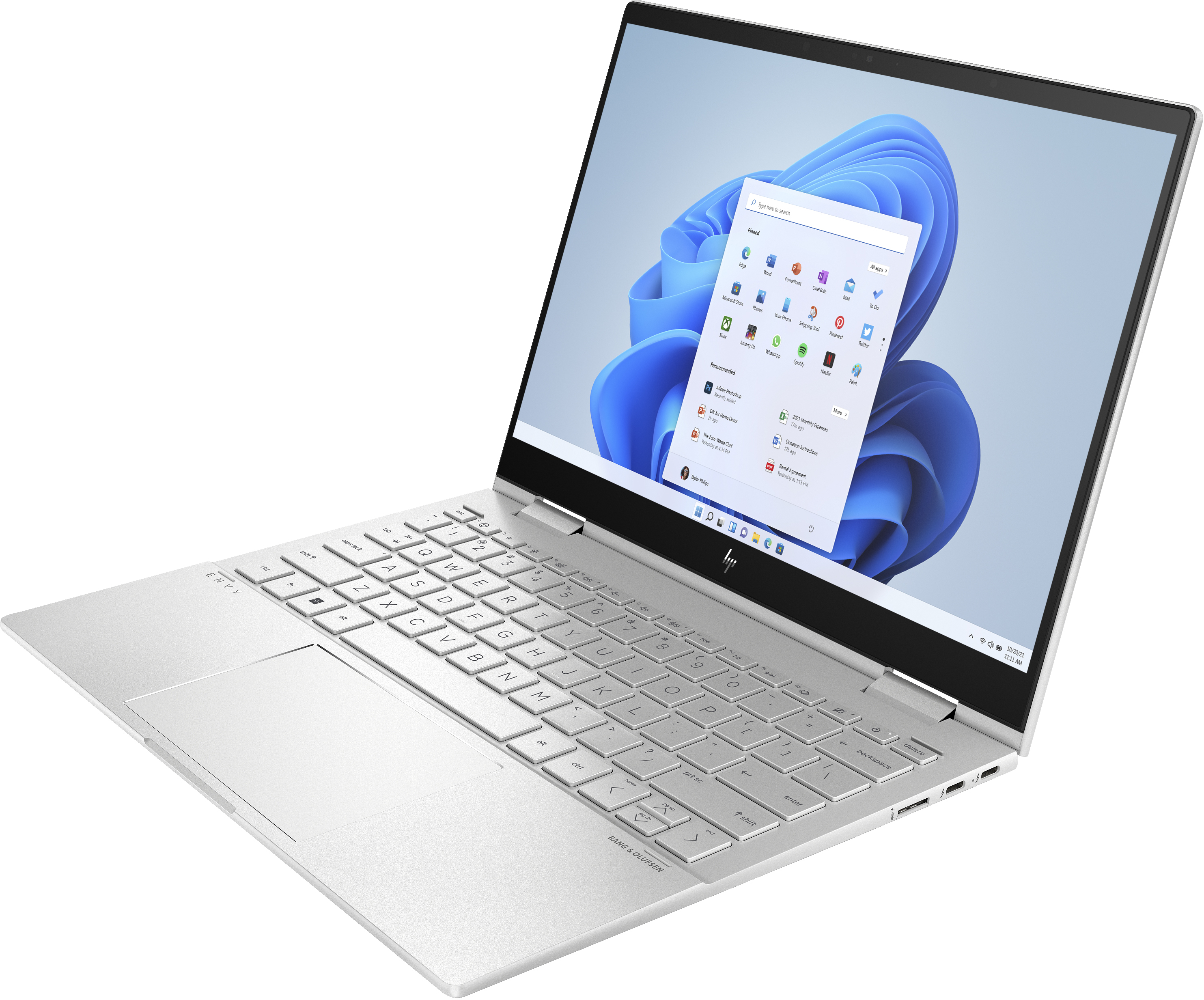 HP ENVY x360 13-bf0002na Intel® Core™ i7 i7-1250U Hybrid (2-in-1) 33.8 cm (13.3″) Touchscreen WUXGA 16 GB LPDDR4x-SDRAM 512 GB SSD Wi-Fi 6E (802.11ax) Windows 11 Home Silver image 22