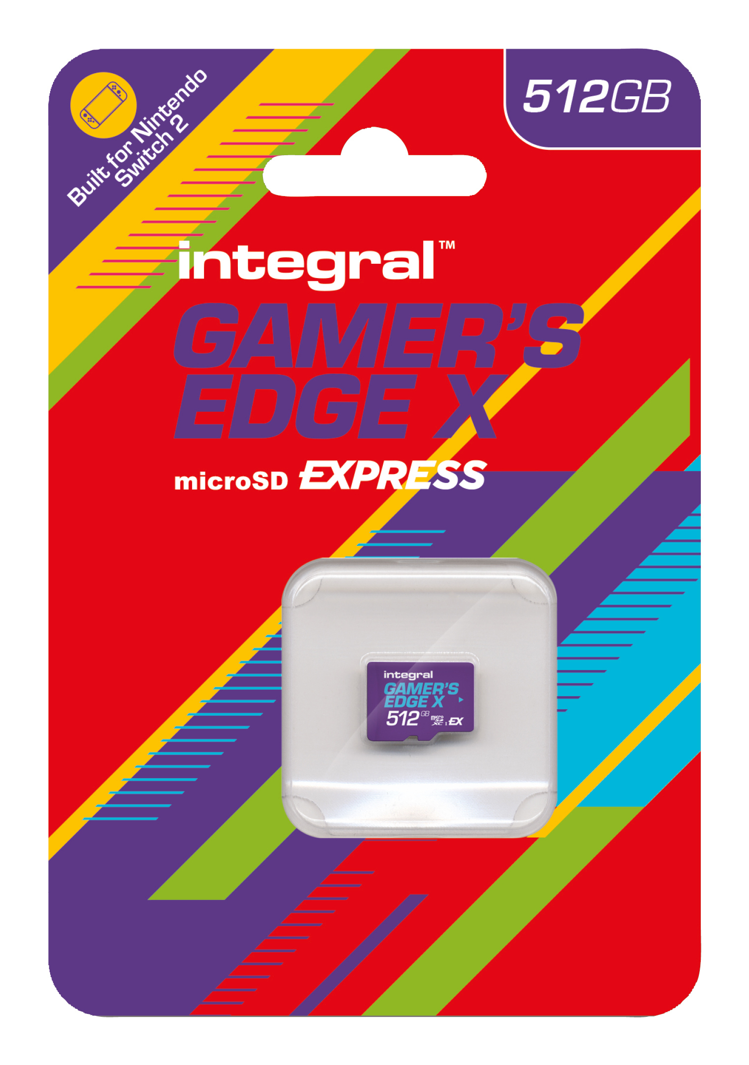 Integral 512GB MSDXC EXPRESS UHS-1 U3 CL10 V30 A1 GAMERS EDGE X CARD UP TO 890MBS READ 810MBS WRITE – image 1