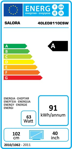 Salora 40LED8110CSW TV – image 3