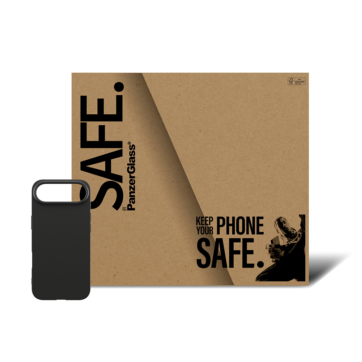 PanzerGlass SAFE. by PanzerGlass® TPU Case Black iPhone Air | Bulk – image 2