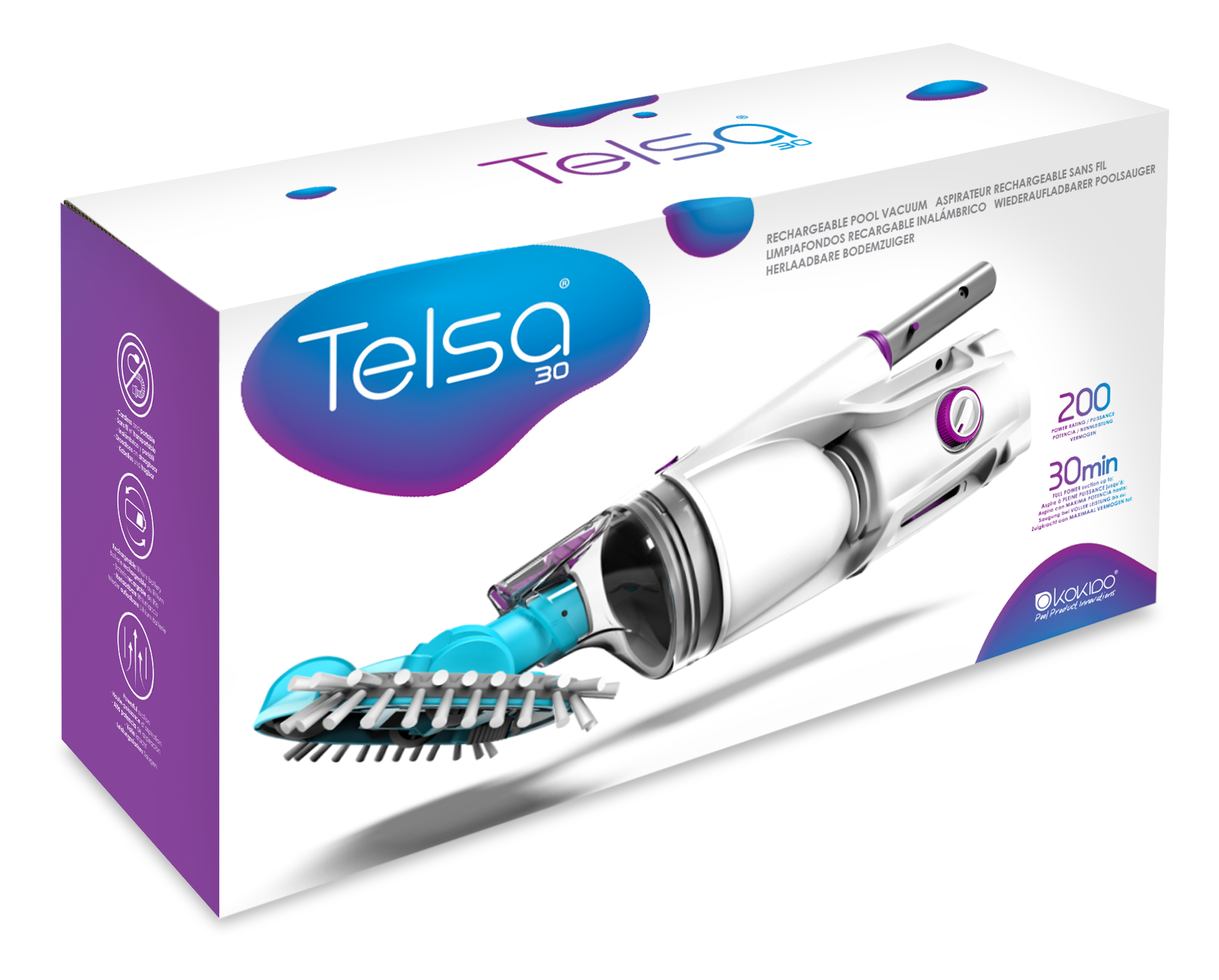 Kokido Telsa 30 Rechargeable Spa & Pool Vacuum – image 5