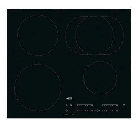 AEG IKB64413IB Черный Встроенный 56 cm Плита с зонами индукции 4 зона(ы)