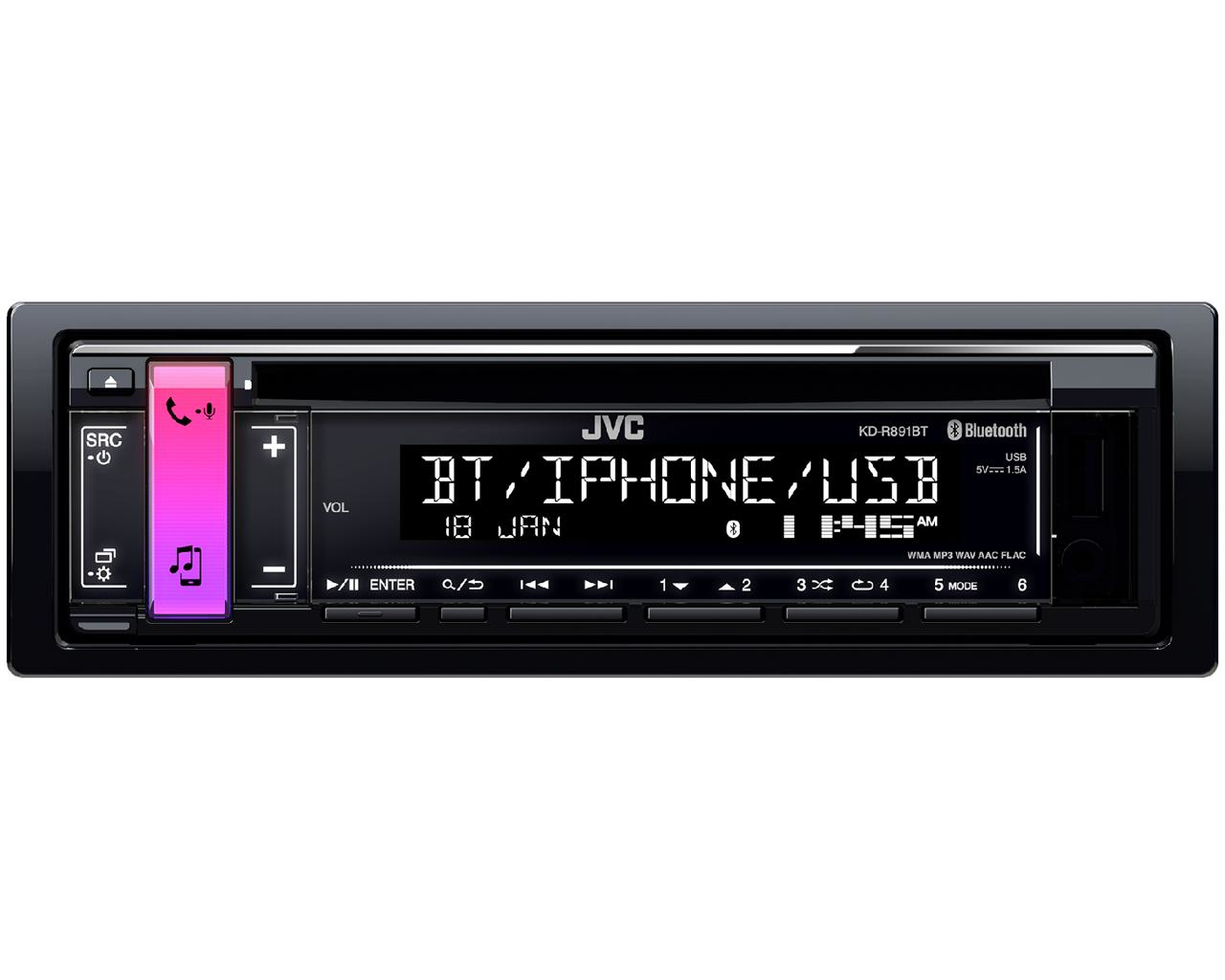 JVC KD-R891BT car media receiver Black – image 3