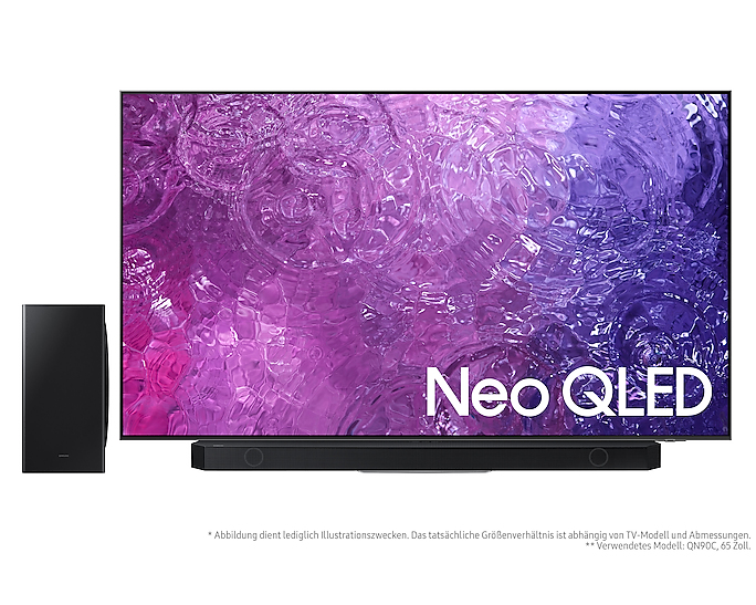 Samsung GQ65QN93 165.1 cm (65") 4K Ultra HD Smart TV Wi-Fi Silver – image 4