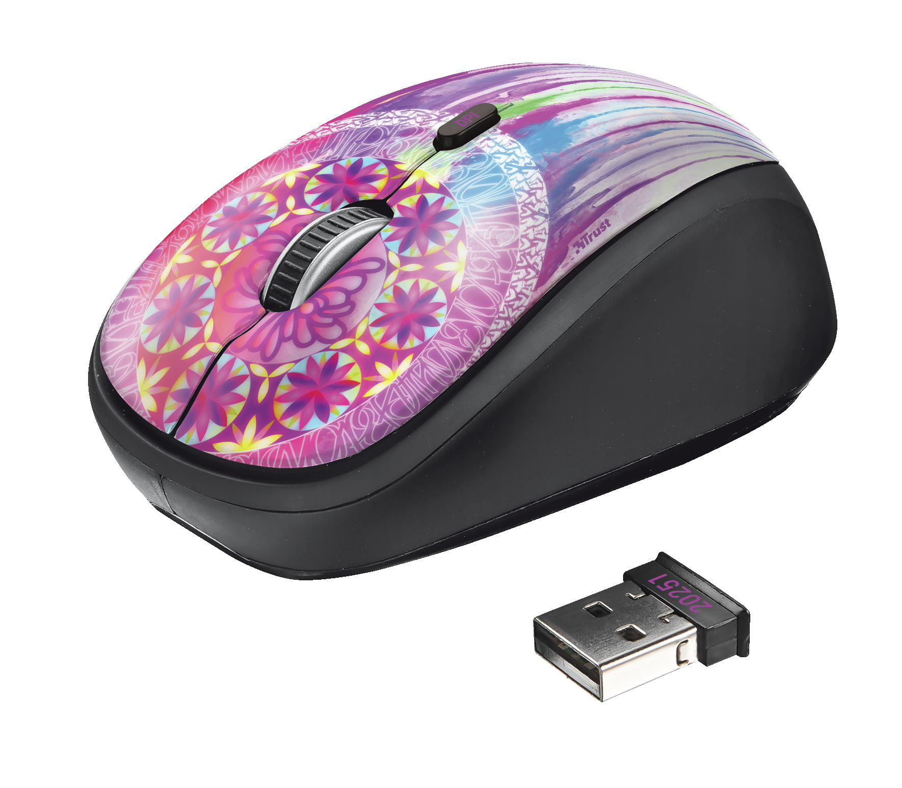 Trust 20252 mouse Travel Ambidextrous RF Wireless Optical 1600 DPI – image 1