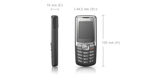 Samsung SGH-B220B 78.5 g – image 2