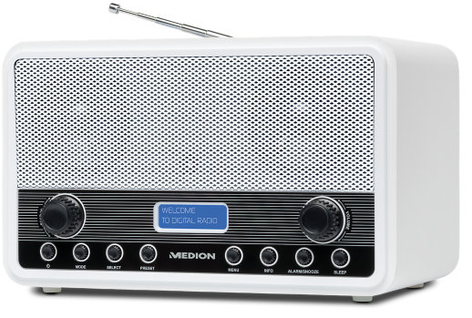 MEDION E66312 Portable Analog & digital Black, White – image 3