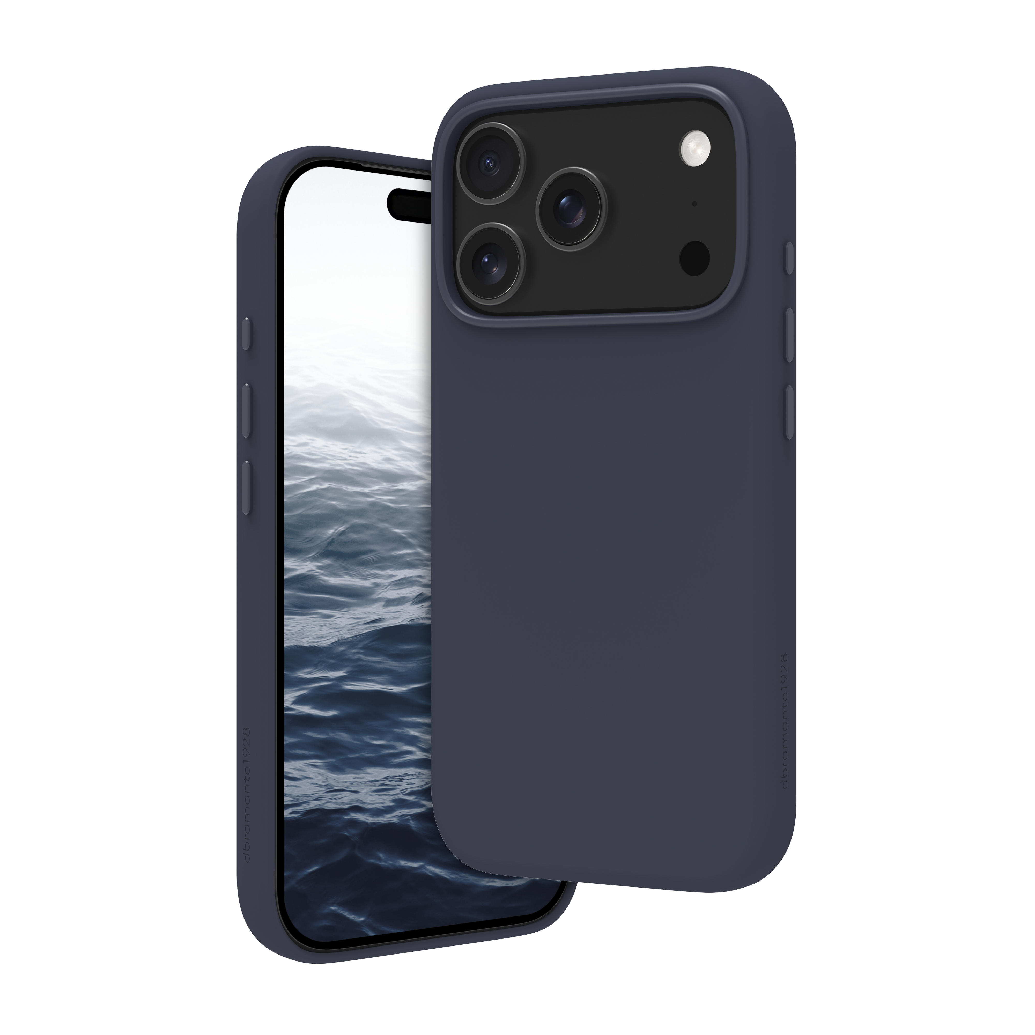 dbramante1928 Roskilde - Back cover for mobile phone - MagSafe compatibility - ICON - deep water - for Apple iPhone 17 Pro