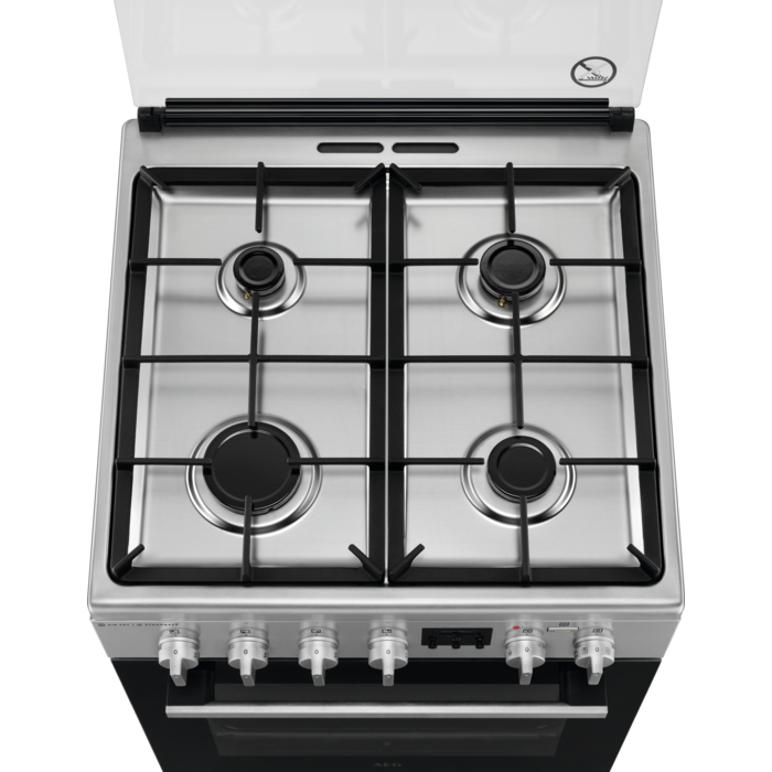 Electrolux LKK660200X Freestanding cooker Electric Gas Black, Stainless steel – image 4
