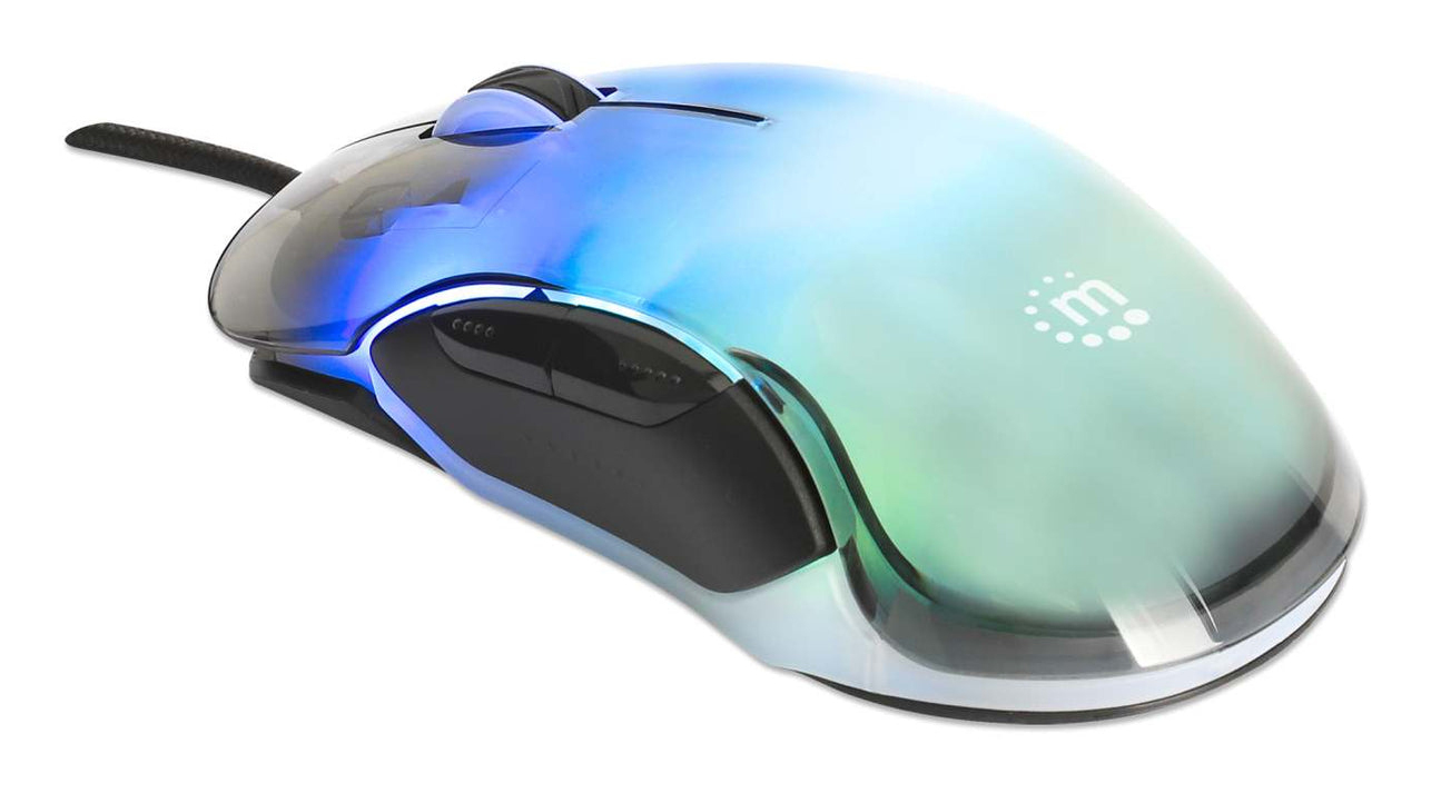Manhattan 190381 mouse Universal Ambidextrous USB Type-A Optical 12800 DPI – image 3