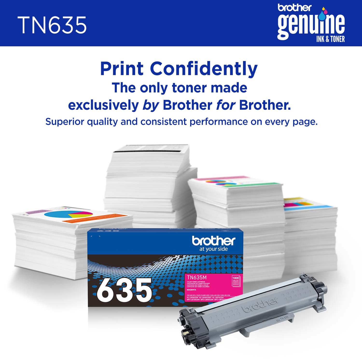 Brother TN-635M toner cartridge 1 pc(s) Original Magenta – image 4