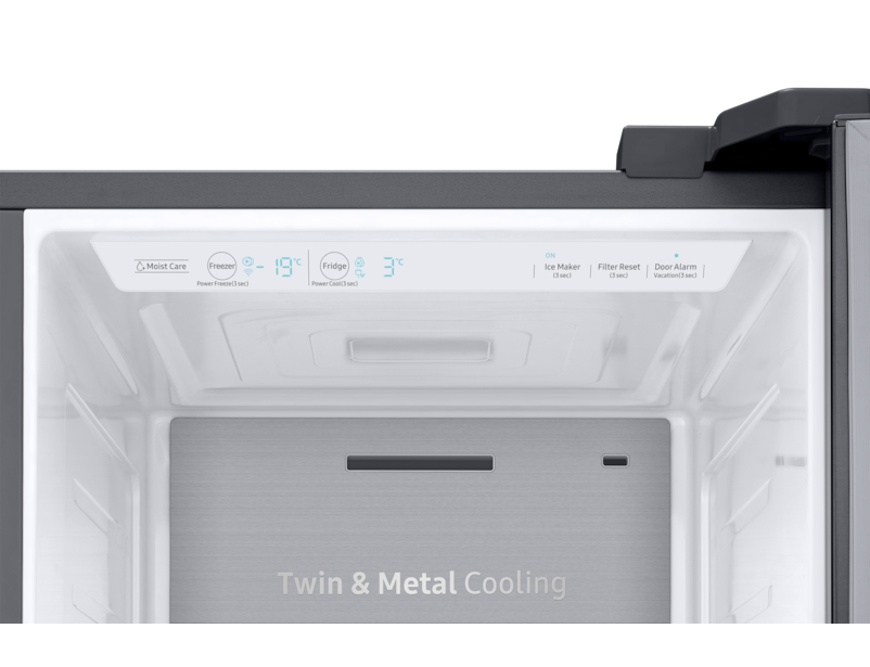 Samsung RS68N8242SL side-by-side refrigerator Freestanding – image 8