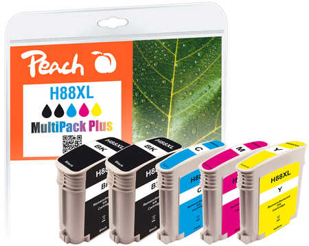Peach 319345 ink cartridge 5 pc(s) Compatible High (XL) Yield Black, Cyan, Red, Yellow