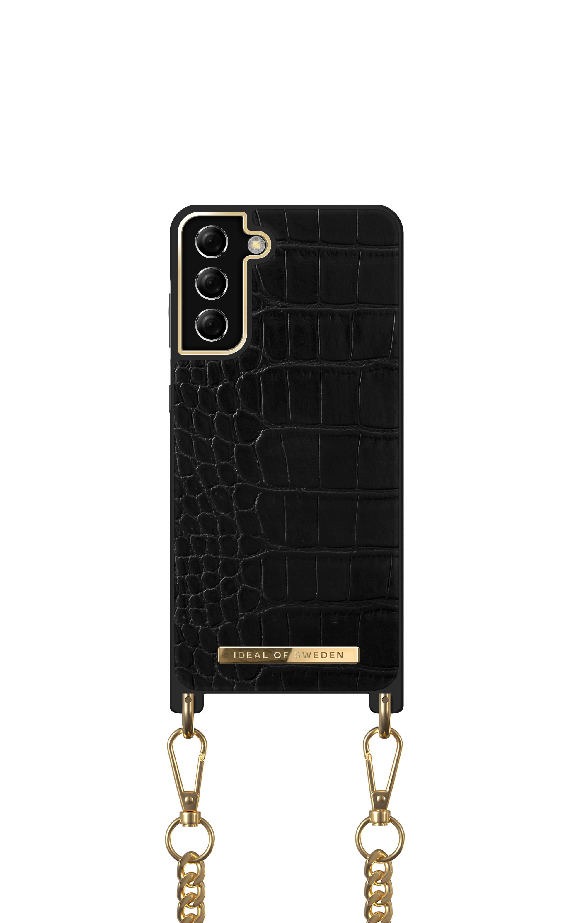 iDeal of Sweden Necklace Case Galaxy S21Plus Jet Black Croco – image 3