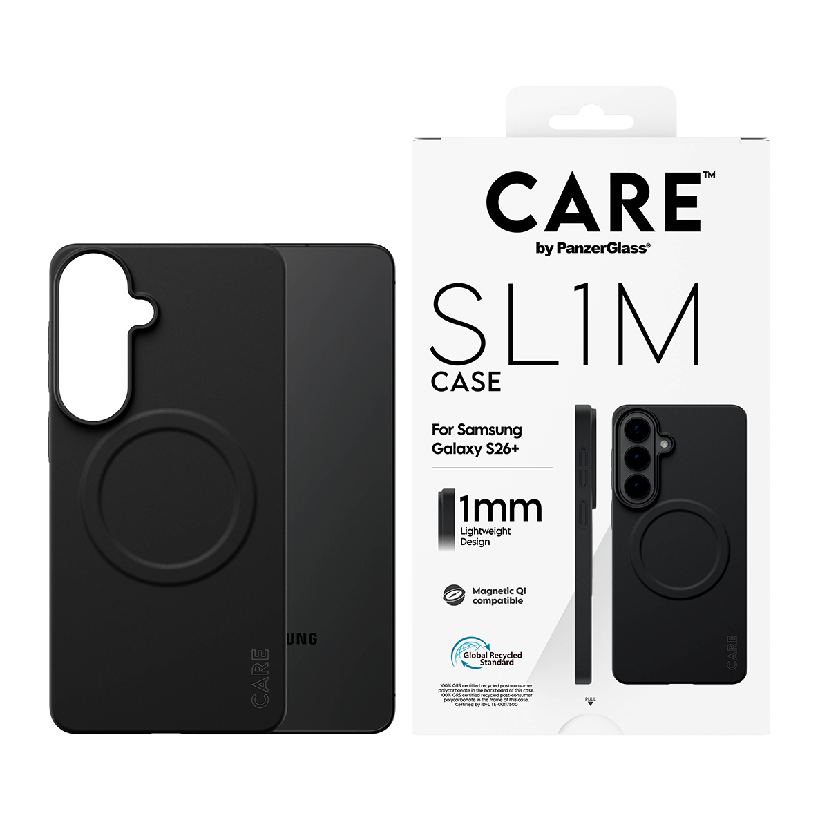 PanzerGlass CARE™ by PanzerGlass® SL1M Case Black w. Qi Samsung Galaxy S26+ – image 2