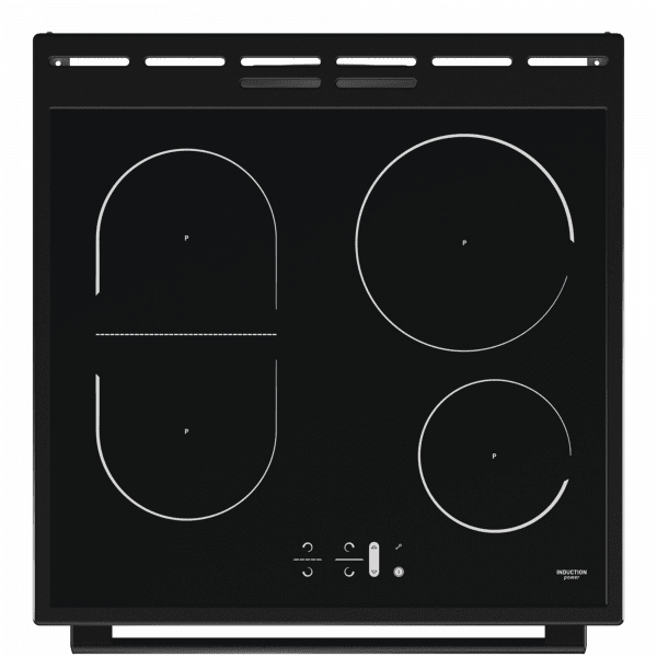 Hisense HI65222BB cooker Freestanding cooker Electric Zone induction hob Black – image 3