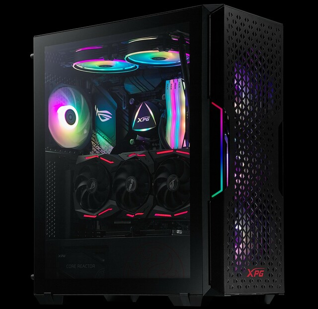 ADATA STARKERAIR-BKCWW computer case Midi Tower Black – image 2