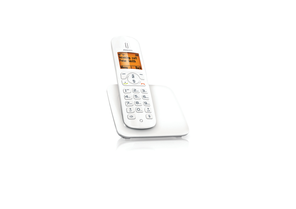 Philips CD2801W DECT telephone Caller ID White – image 2