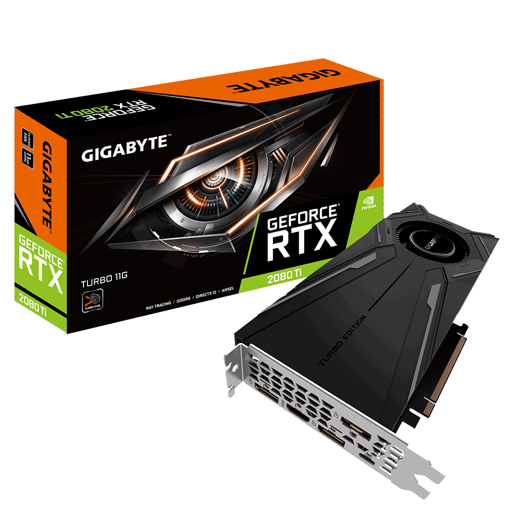GIGABYTE GV-N208TTURBO-11GC graphics card NVIDIA GeForce RTX 2080 Ti – image 1