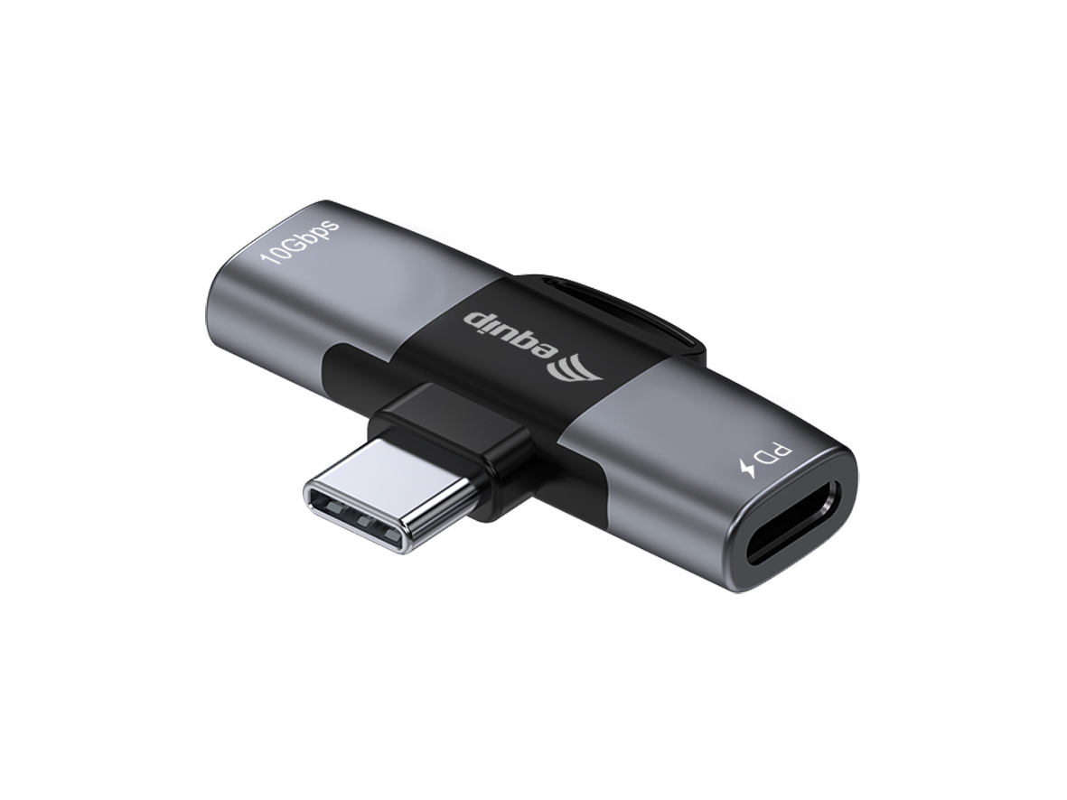 2-in-1-USB-C-OTG-Adapter, PD 100 W, 10 Gbit/s