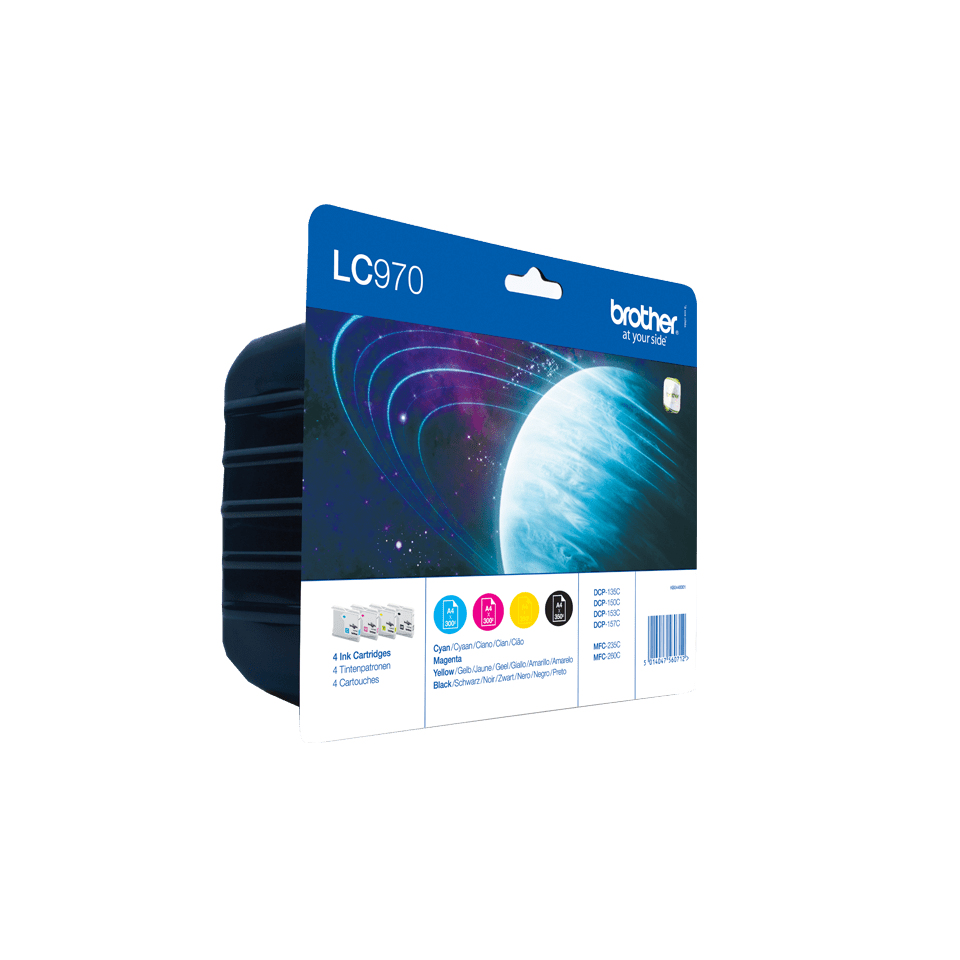 Brother LC970VALBPDR ink cartridge 4 pc(s) Original Black, Cyan, Magenta, Yellow – image 2