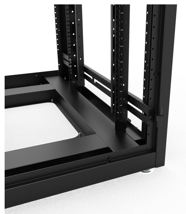 Vertiv GL840E-2432-B-SQM6MS rack cabinet 44U Freestanding rack Black – image 4