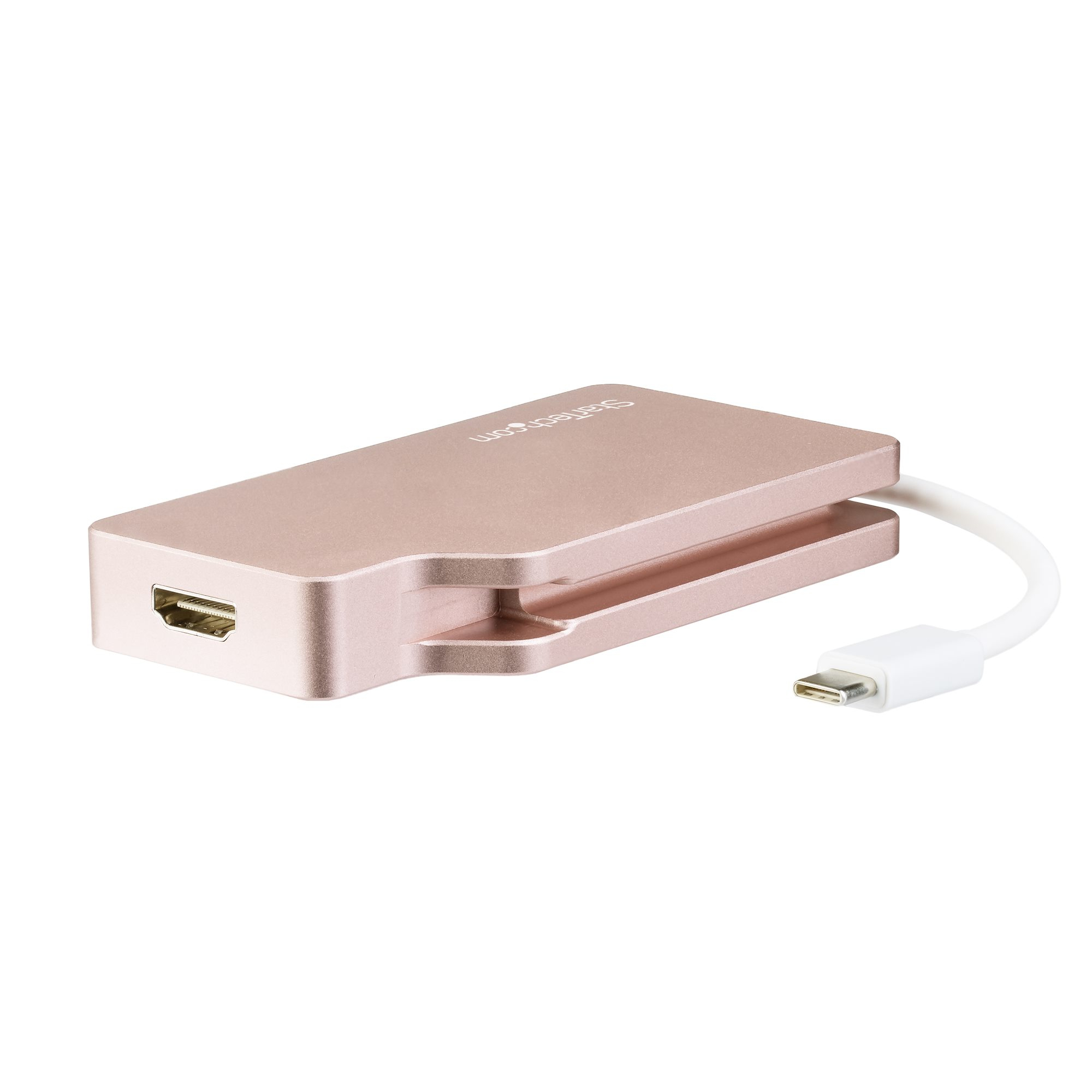 StarTech.com USB C Multiport Video Adapter with HDMI, VGA, Mini DisplayPort or DVI - USB Type C Monitor Adapter to HDMI 1.4 or mDP 1.2 (4K) - VGA or DVI (1080p) – image 3