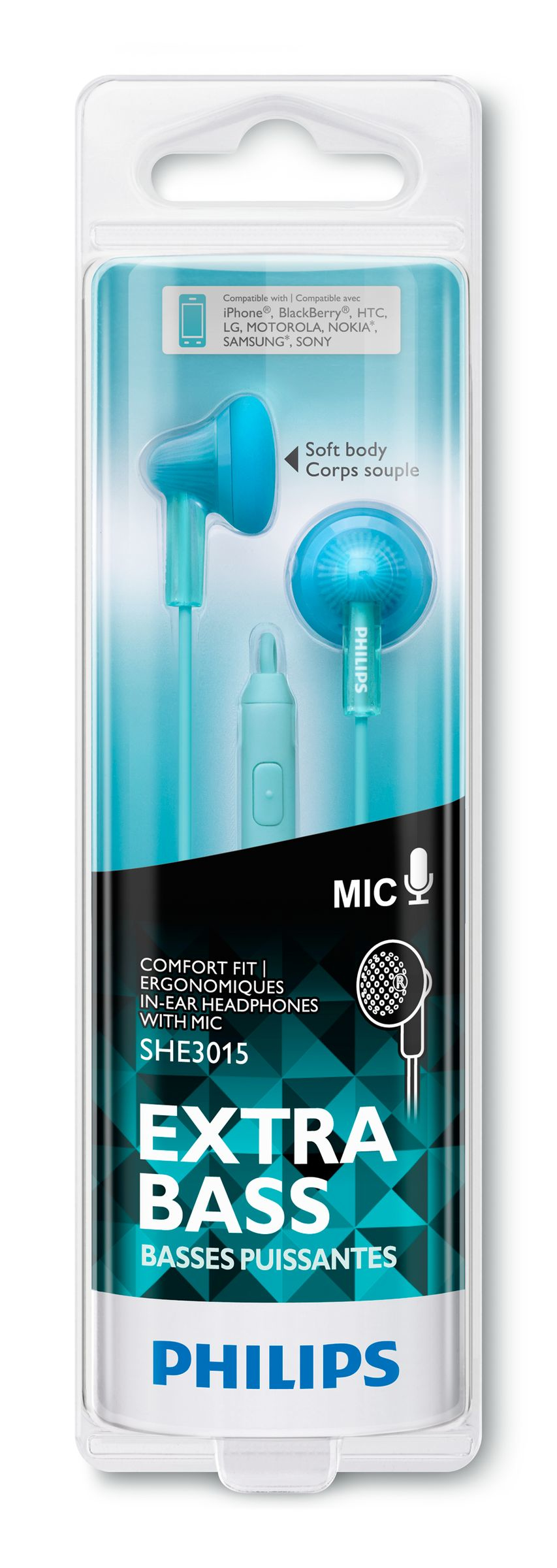 Philips Headphones with mic SHE3015TL/00 – image 2