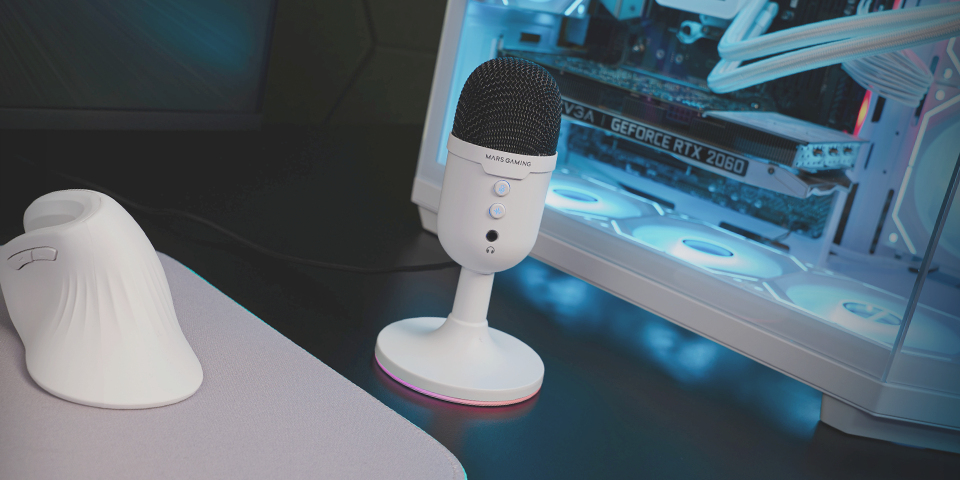 Mars Gaming MMIC-CXW Black Table microphone image 4