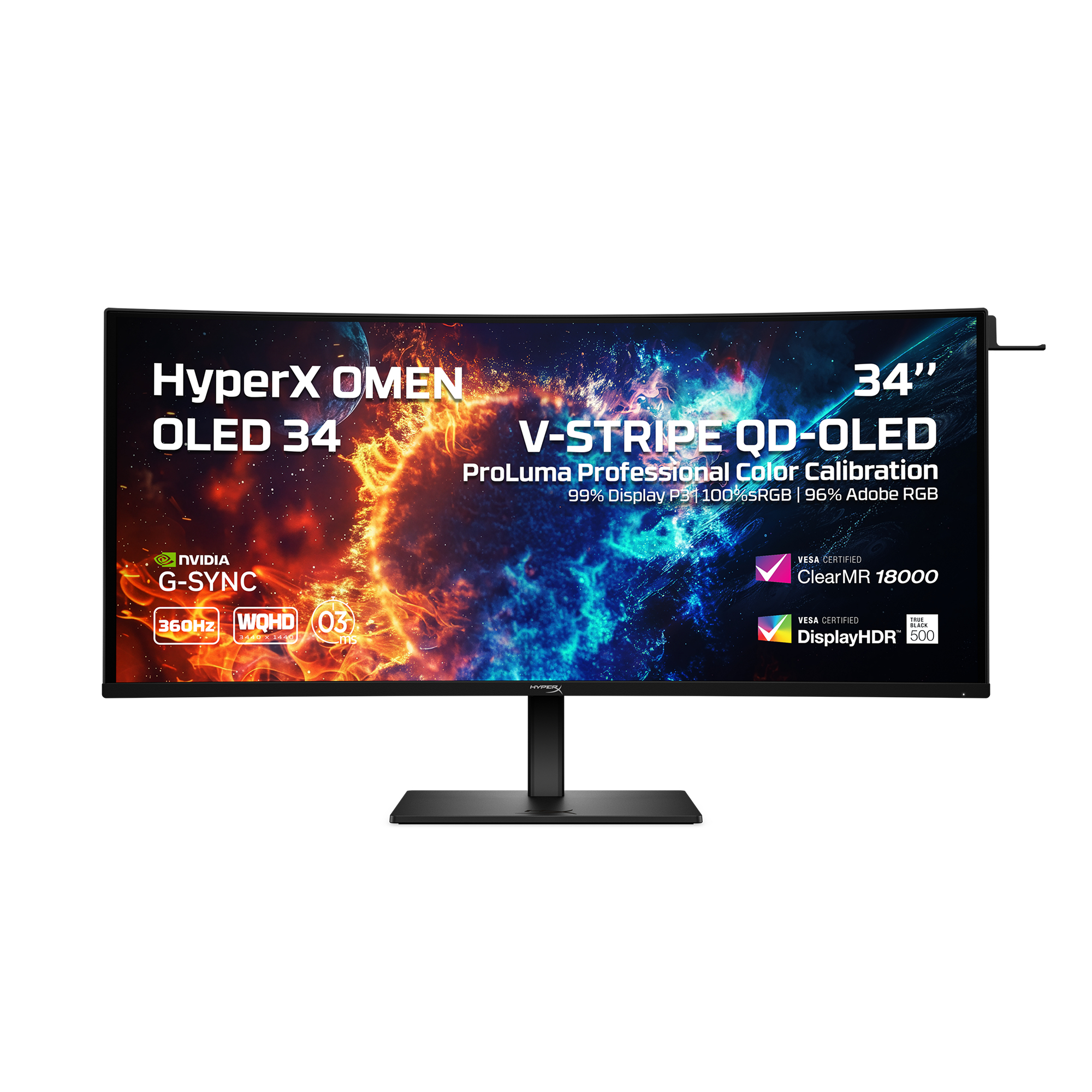 HP HyperX OMEN OLED 34 inch WQHD 360Hz Gaming Monitor - OMEN OLED 34 – image 3