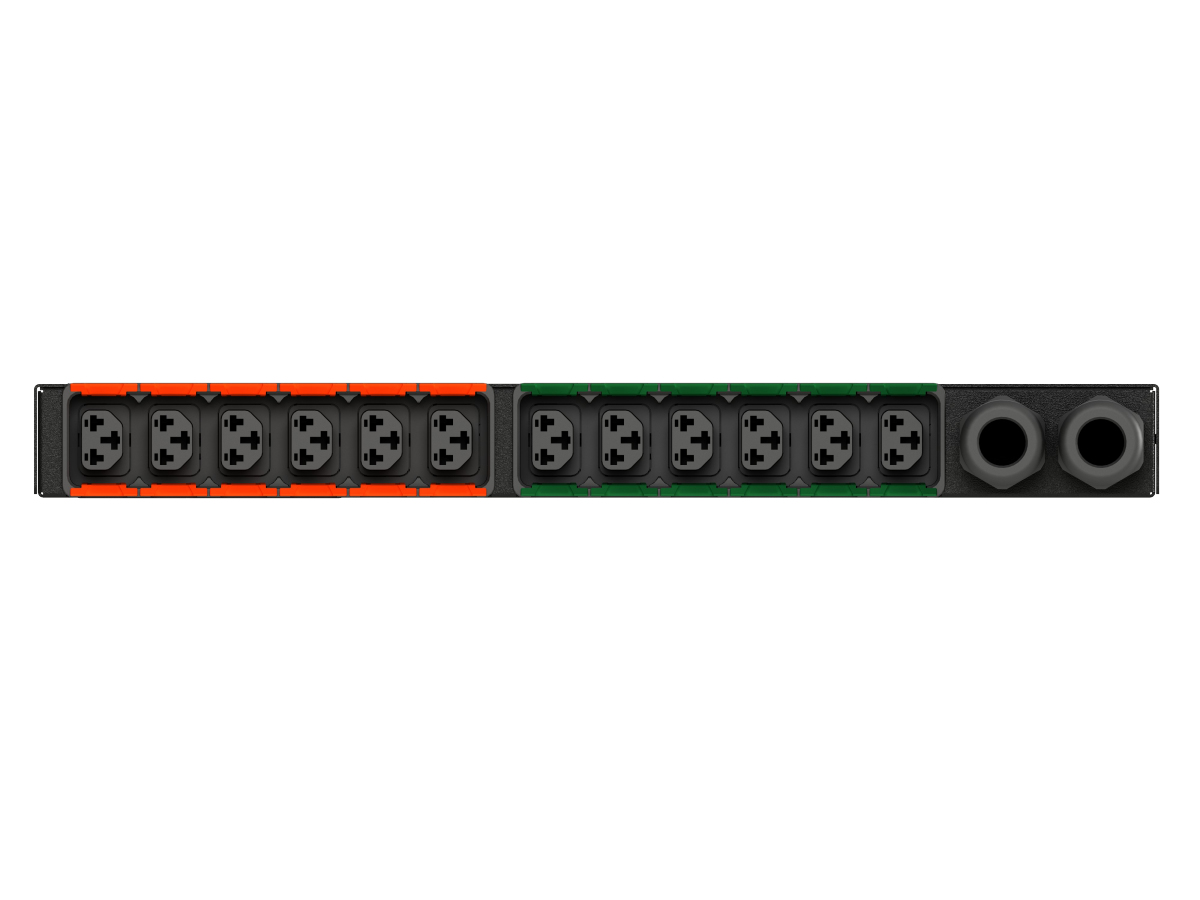 Vertiv Geist AG01X1R1-12CF13-3PS6PS6B211-D power distribution unit (PDU) 12 AC outlet(s) 0U Black – image 2