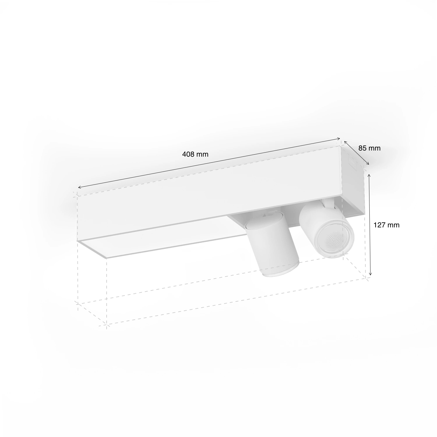 Philips by Signify Philips Hue White and colour ambience Centris 2-spot ceiling light – image 3