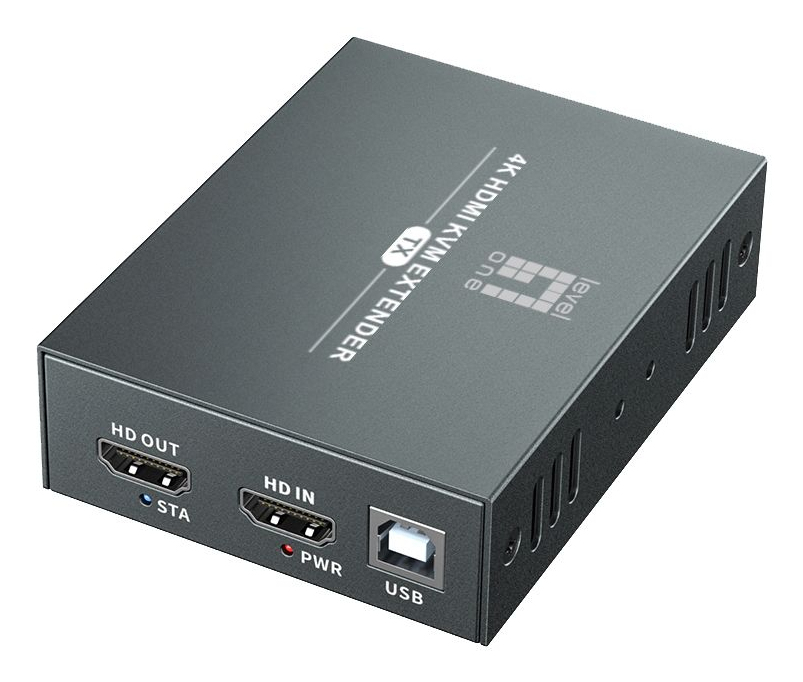 LevelOne HVE-8111 AV extender AV transmitter & receiver Black – image 3