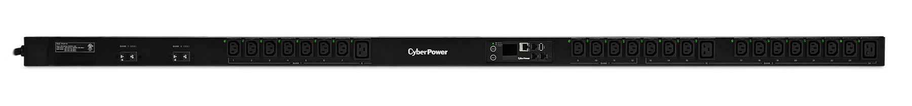 CyberPower PDU81105 power distribution unit (PDU) 24 AC outlet(s) 0U Black – image 2