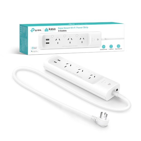 TP-Link Kasa Smart Wi-Fi Power Strip, 3-Outlets – image 2