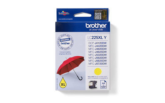 Brother LC225XLY ink cartridge 1 pc(s) Original High (XL) Yield Yellow – image 2