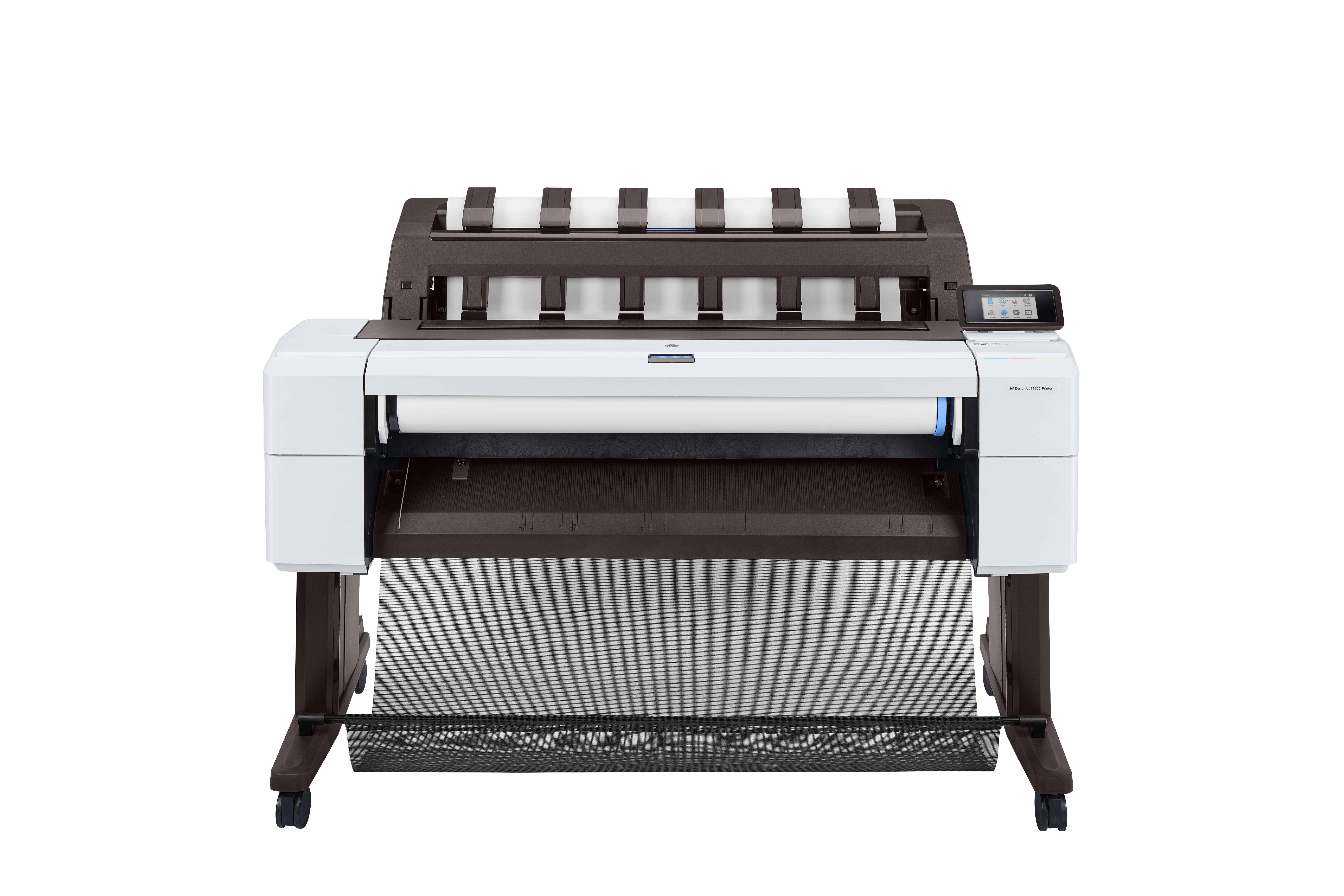 HP Designjet T1600 36-in PostScript Printer. Page description languages: PostScript 3, PDF 1.7, HP-GL/2, TIFF, JPEG, HP-RT