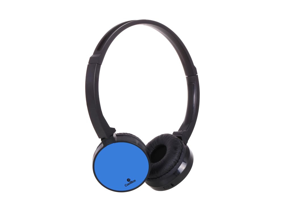 CoolBox H309 Headset Wireless Head-band Mini-USB Bluetooth Black, Blue – image 1