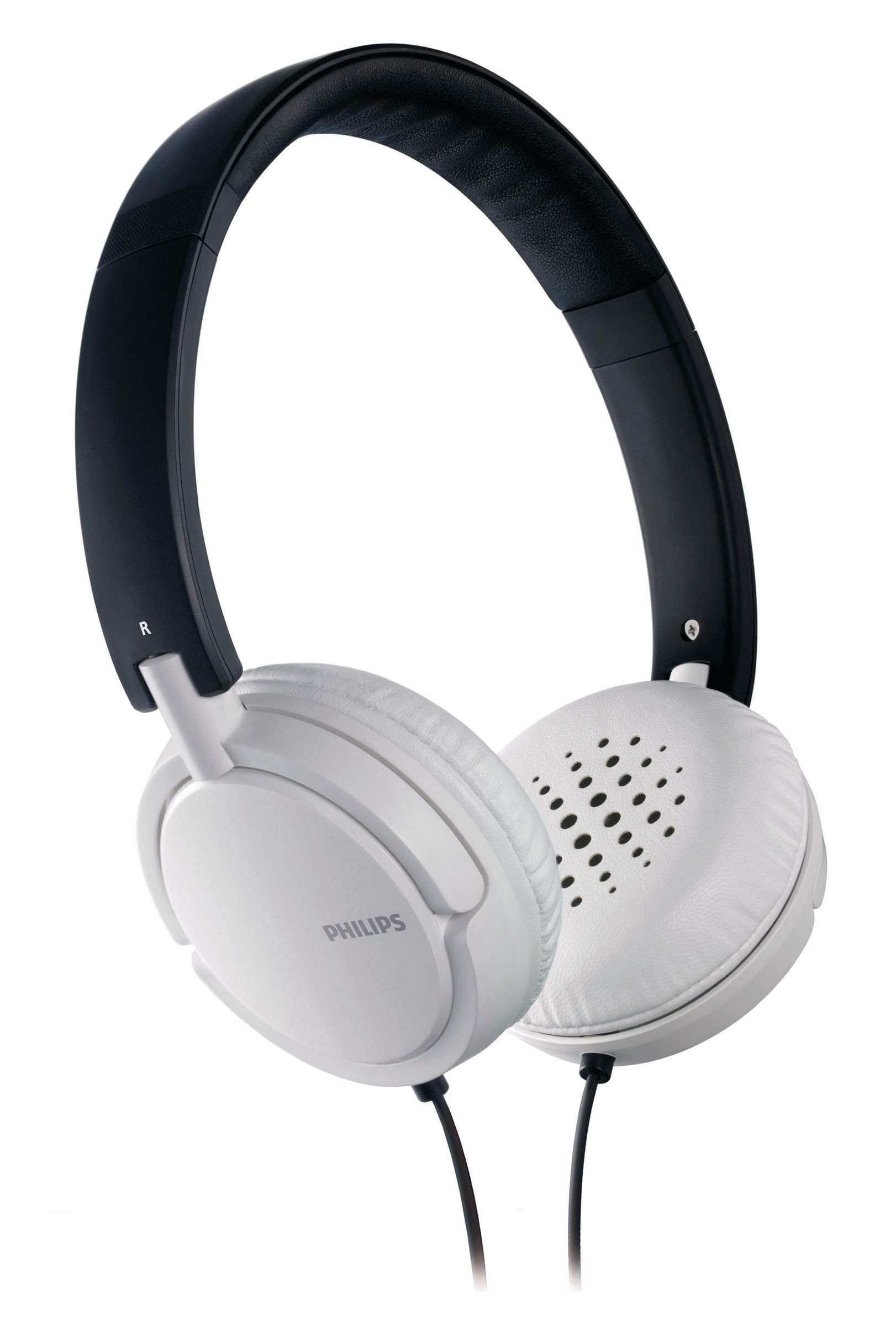 Philips SHL5003/28 headphones/headset Wired Head-band Black, White