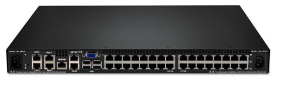 Lenovo 1754D2X KVM switch Rack mounting Black