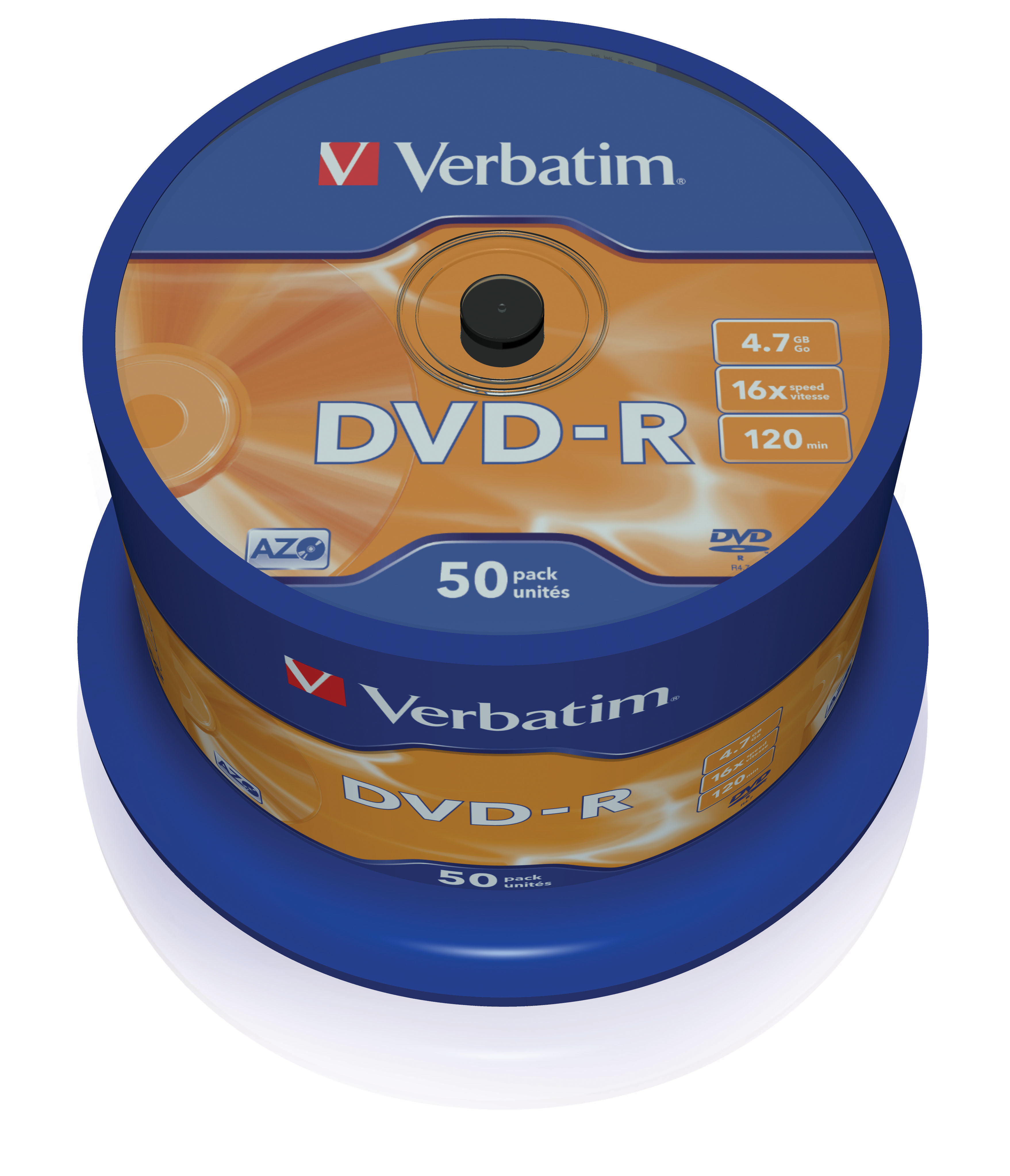 Verbatim DVD-R Matt Silver 4,7 GB 50 styck