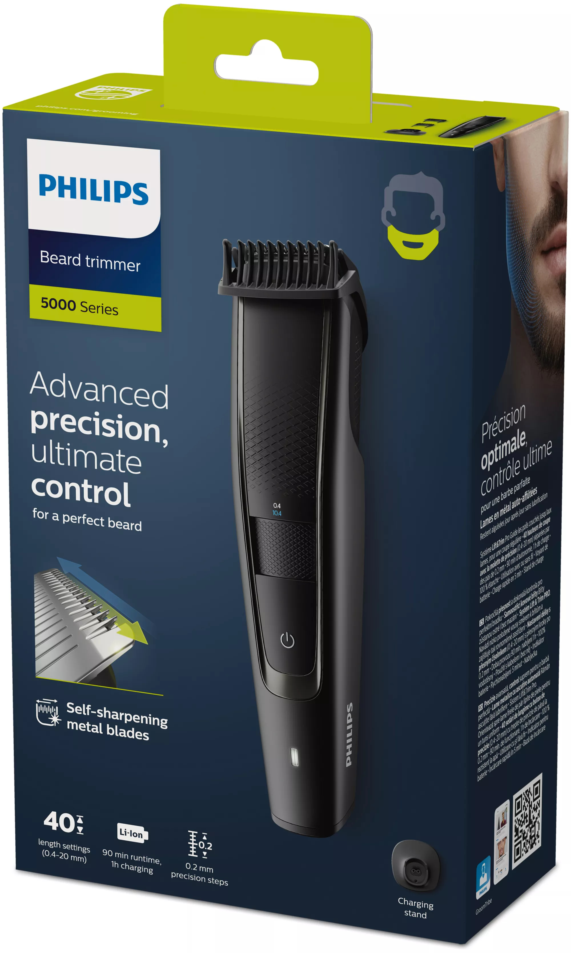 Philips BEARDTRIMMER Series 5000 BT5515/20 Beard trimmer – image 2