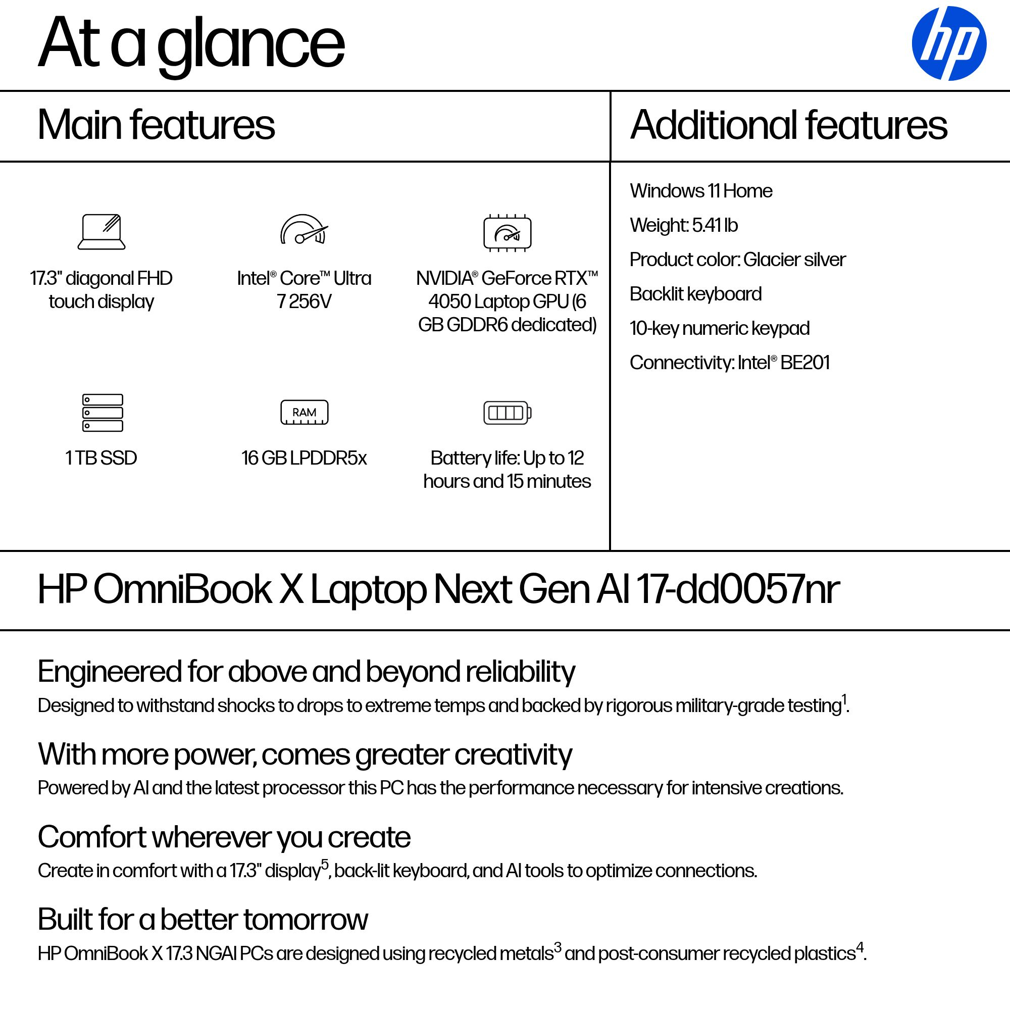HP OmniBook X 17-dd0057nr Next Gen AI – image 2