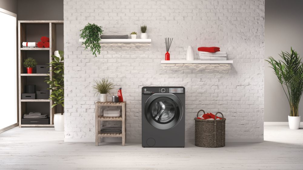 Hoover H-WASH&DRY 500 HDDB4106AMBCR-80 washer dryer Freestanding Front-load Anthracite – image 4