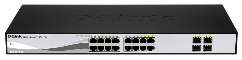 D-Link DGS-1210-BNDL network switch Managed L2 Gigabit Ethernet (10/100/1000) 1U Black