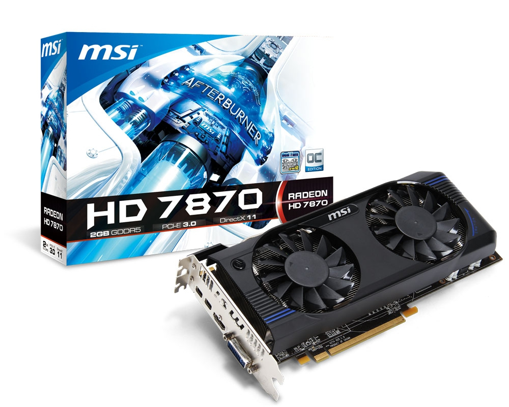 MSI V274-015R graphics card AMD Radeon HD7870