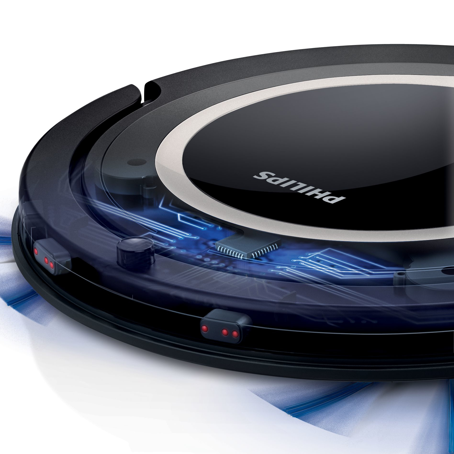 Philips SmartPro Compact FC8710/01 robot vacuum Black, Metallic, Silver – image 2